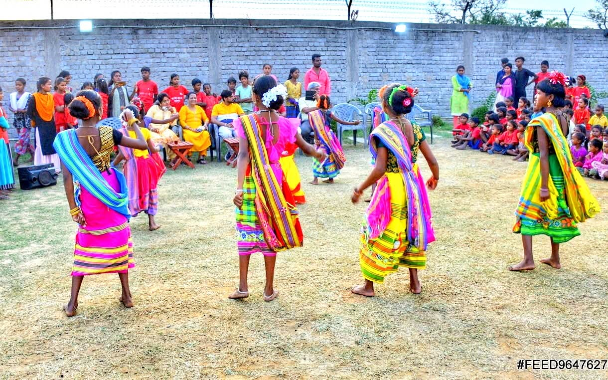Girls dancing performance
